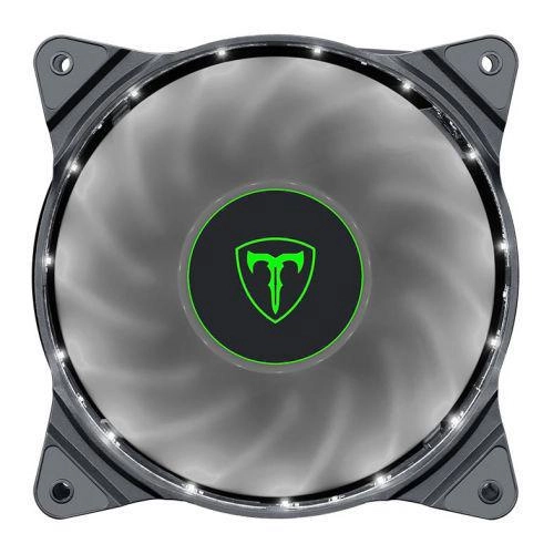 COOLER FAN 120X25MM T-DAGGER LED BRANCO T-TGF300-W