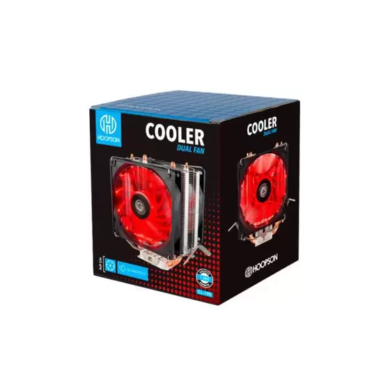 COOLER GAMER PARA PROCESSADOR CL-190 VERMELHO UNIVERSAL INTEL/AMD- HOOPSON