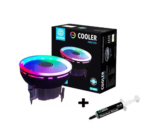 COOLER GAMER PARA PROCESSADOR CL-200C RGB INTEL - HOOPSON