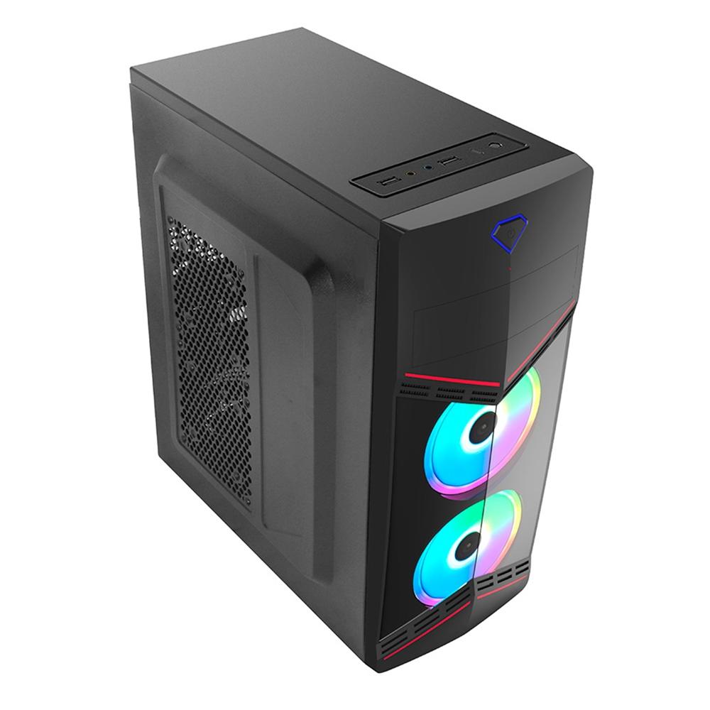 Gabinete Gamer C3Tech Gaming, MID Tower, Preto - MT-G90BK