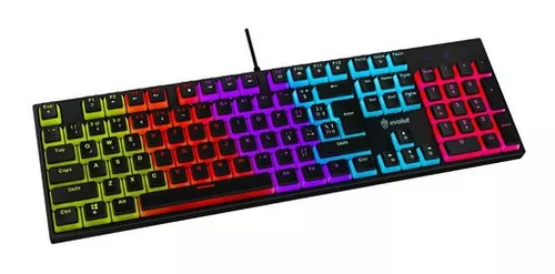 Teclado Mecanico Dawn Eg-214 Com Switch Blue Teclas Pudding