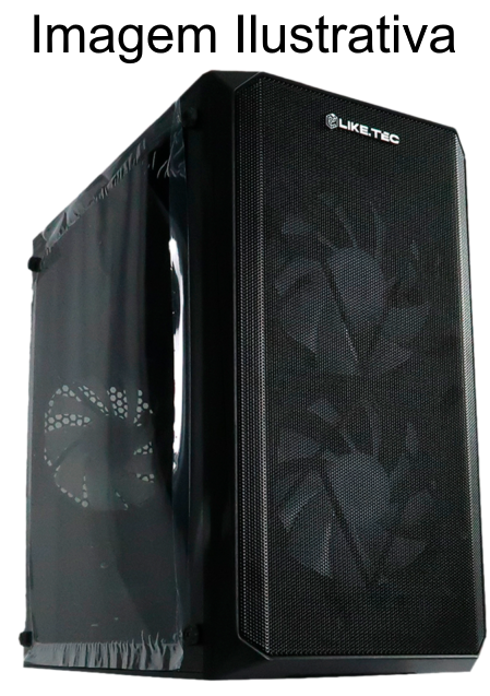 GABINETE LIKETEC GAMER CYCLE (SEM FAN / LATERAL ACRILICO/M-ATX/MESH)