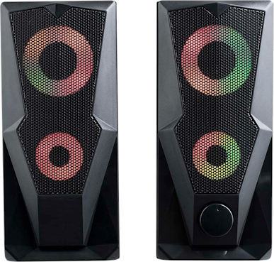 CAIXA DE SOM GAMER MULTILASER LED RGB, 15W RMS, P2 - SP330