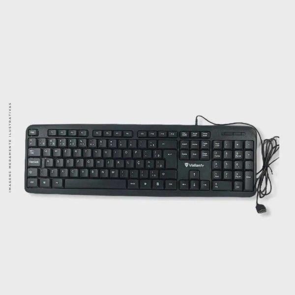 Teclado Usb Basico Km-101 - Valianty