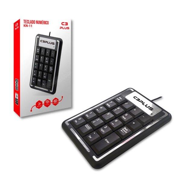 Teclado Numerico Usb Kn-11Bk C3Tech