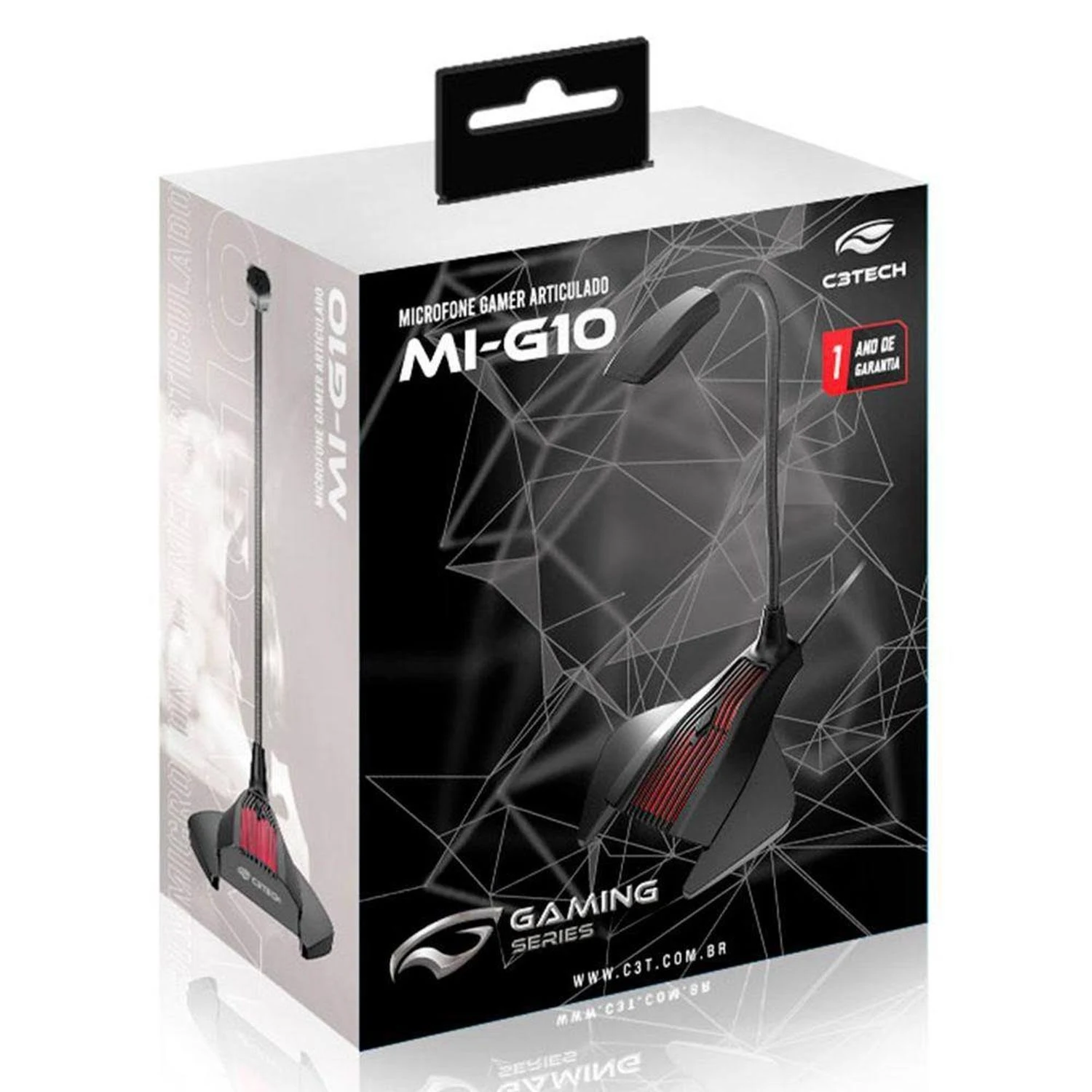 Microfone Gamer Mi-G10Bk C3Tech