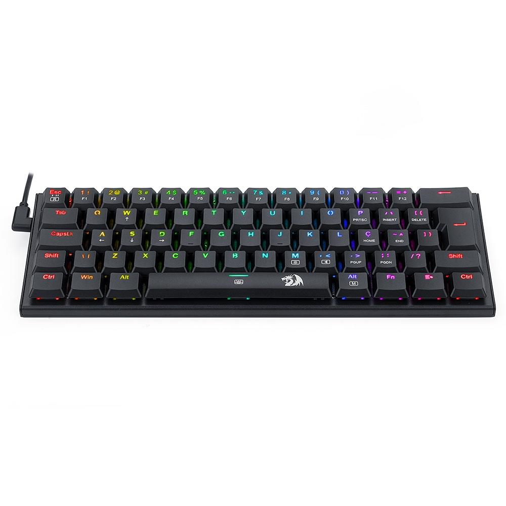 Teclado Mecânico Gamer Redragon Anivia, RGB, Switch Red, ABNT2, Preto - K614-RGB (PT-RED)