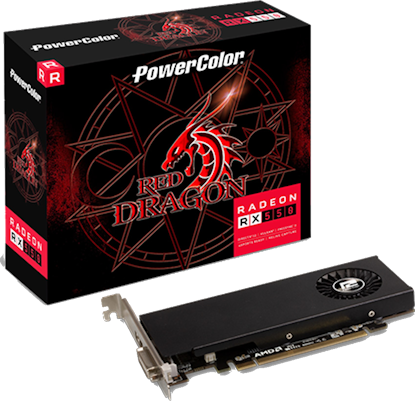 Red Dragon Power Color Amd Rx550 4Gb Gddr5 Lp Sl Dvi-D/Hdmi Axrx550 4Gbd5-Hle