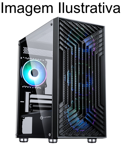 Gabinete Liketec Gamer Orbital Dark Rgb (3X Fan Rgb / Lateral Vidro / M-Atx / Mesh / Psucover)