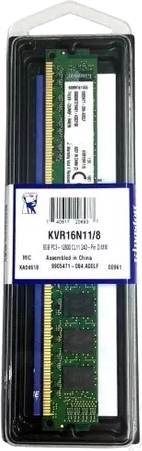 Memoria Kingston Ddr3 8Gb Pc3-12800 Cl11 - Kvr16N11/8 - 1600